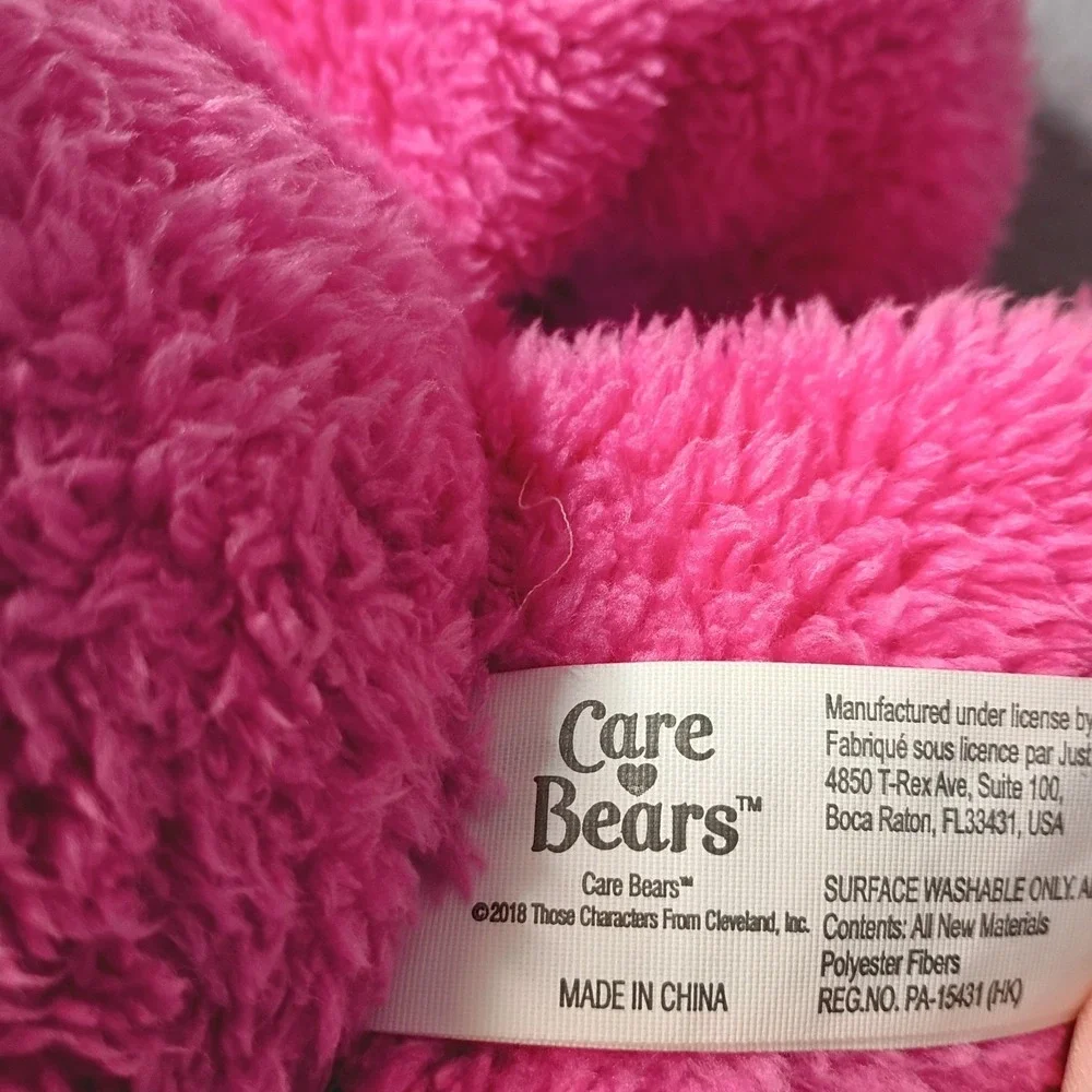 Care‎ Bears Cheer Bear Plush 2018 Pink Rainbow 19" Long - Picture 6 of 8